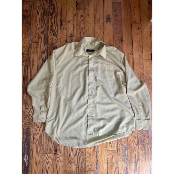 Vittorino Mens XL Green Long Sleeve Button Up Shirt - Picture 1 of 4
